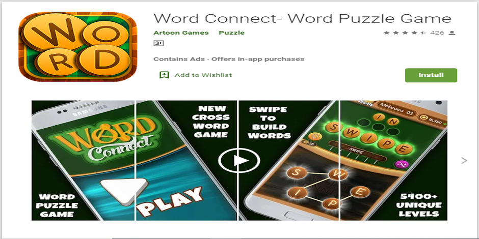 Word connect (game app)