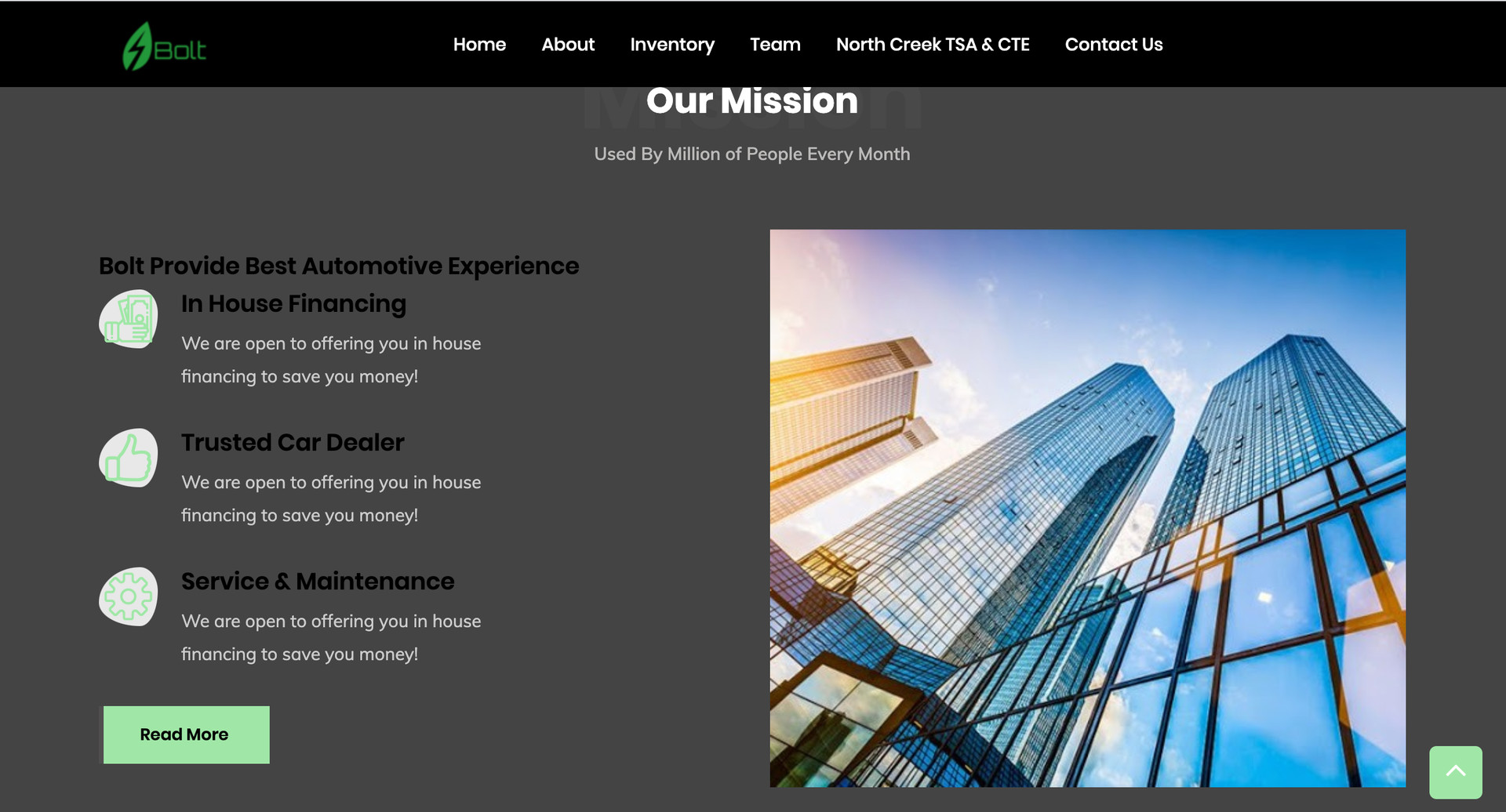 Our Mission Section