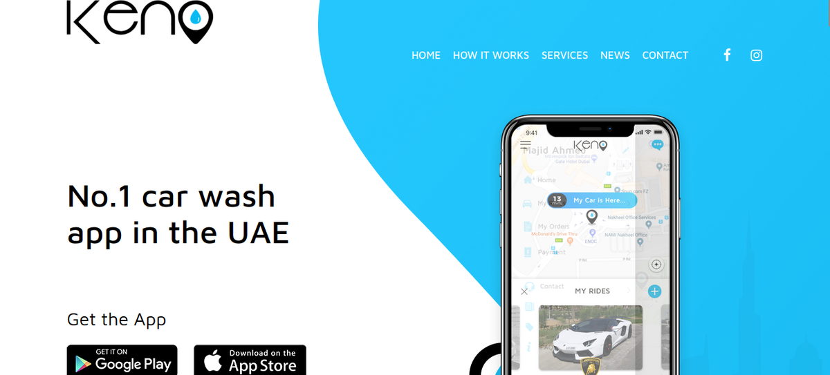 No.1 Car wash app in UAE