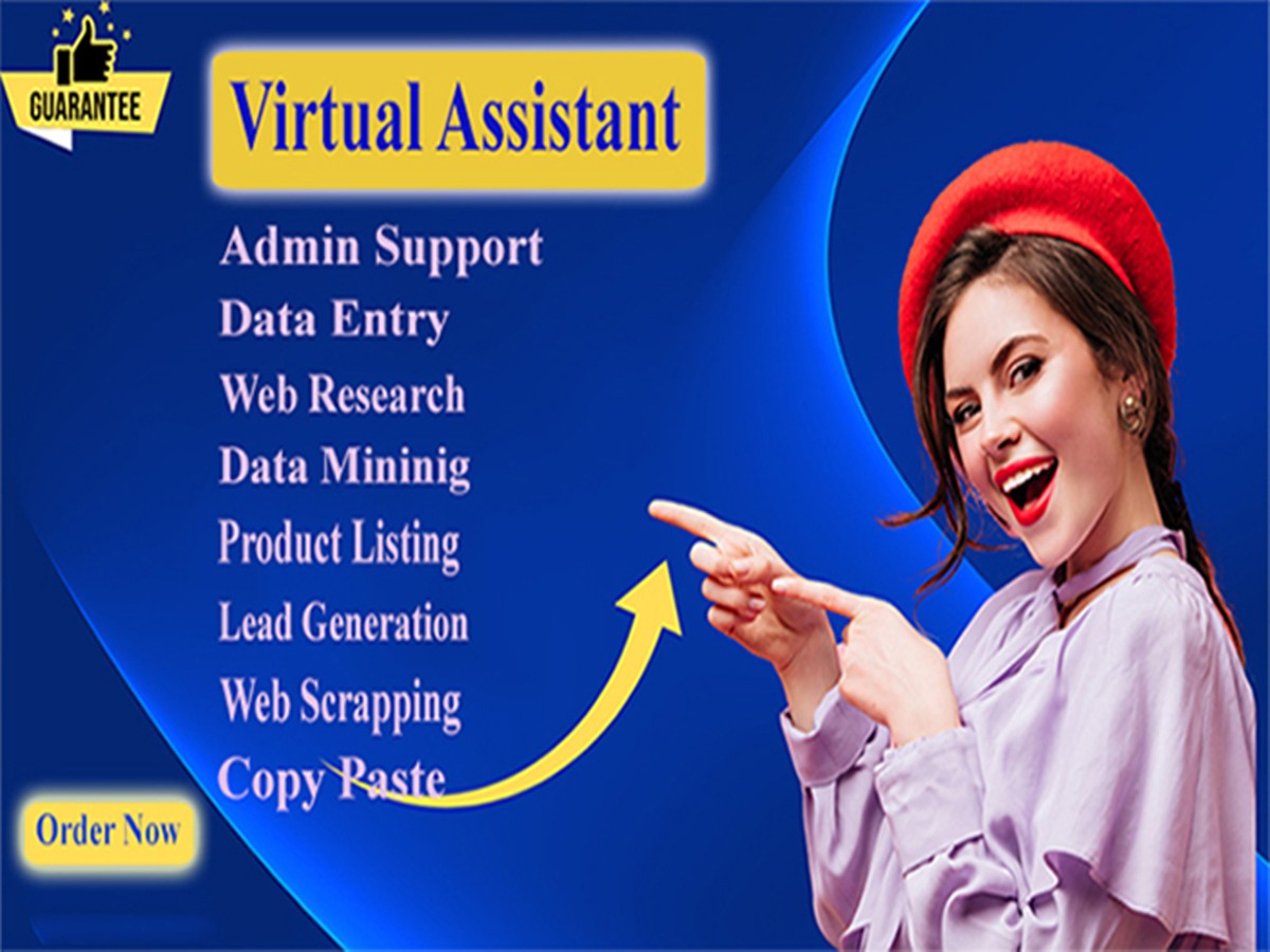I will your virtual assistant for data entry and admin support tasks.
