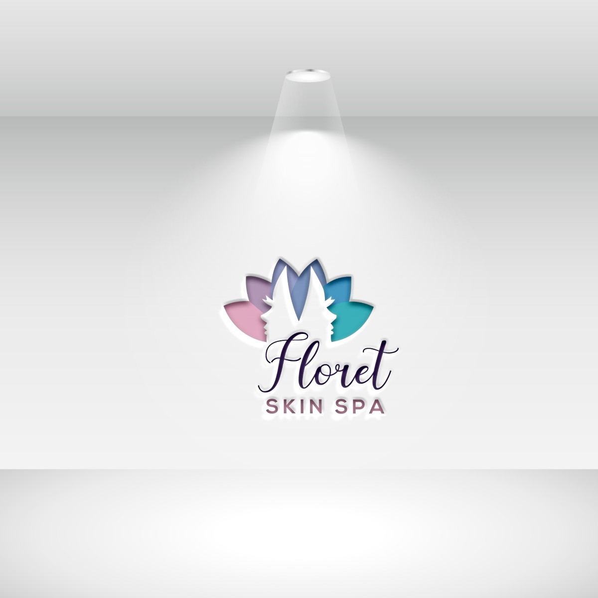 Floret skin spa Logo, Business & Consulting portfolio by Nilufar Yasmin
