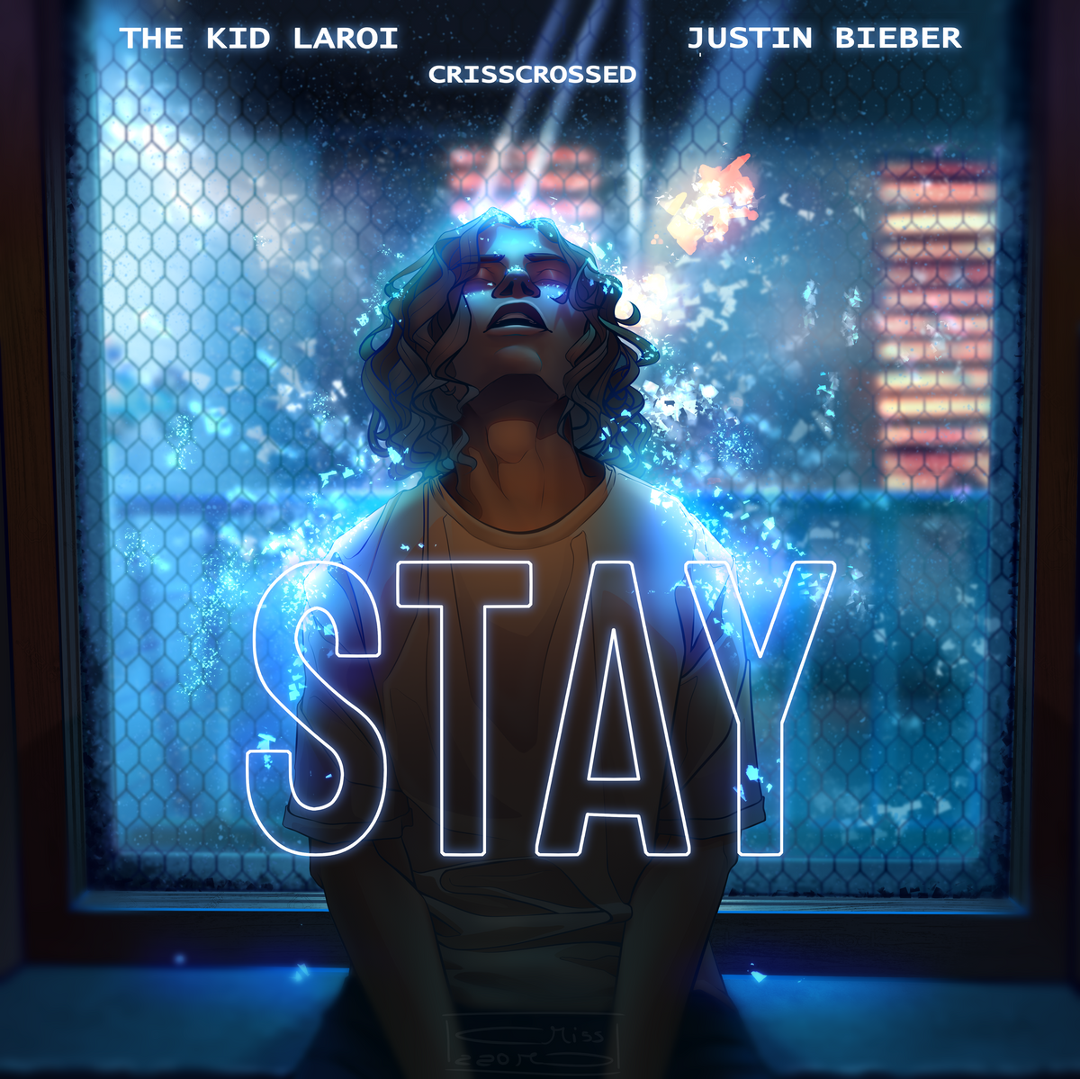 Fanart from the "STAY" song cover, by The Kid Laroi (AKA Charlton K.). Light, Composition, Pose, and Collor pallete Studies. Stay Tunned to know more!