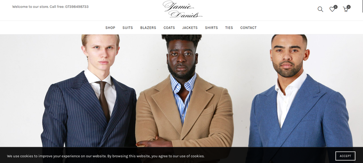 Luxury men's and women's custom suit maker
