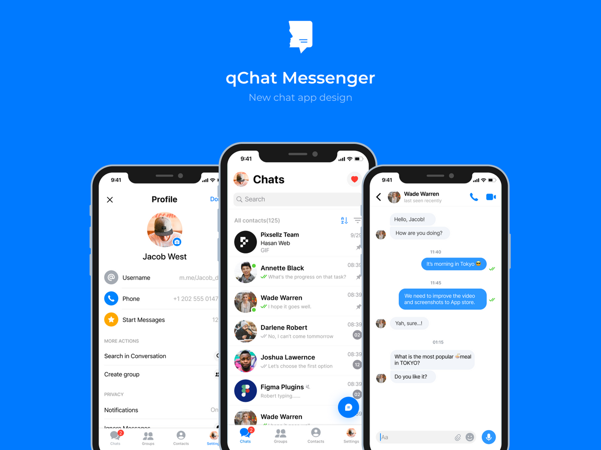 Chat application design